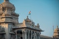 Bangalore, India - April 4 2019 : Karnataka State Vidhan Sabha (Vidhana Soudha) building in Bangalore