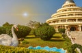 Bangalore, India - 08.012023: Ashram of Hindu spiritual master Sr Sri Ravi shankar. It's the main Ashram of Art of