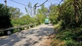 Bangalore,Karnataka,India-February 01 2022: Private vehicles banned in Nandi hills and Eco friendly buses ferrying tourists from