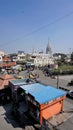 Bangalore,Karnataka,India-January 01 2023: Bangalore city from the Shivajinagar Busstand building