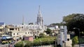 Bangalore,Karnataka,India-January 01 2023: Bangalore city from the Shivajinagar Busstand building