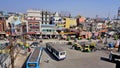 Bangalore,Karnataka,India-January 01 2023: Bangalore city from the Shivajinagar Busstand building