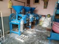 Closeup of Sri Rajalakshmi Ragi, Rice, Spices Flour Making Electric Machine