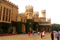 Bangalore palace view with tour people.