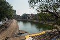 Banganga tank ancient water tank in walkeshwar, Mumbai Malabar Hills district. The lake is sacred to hindus