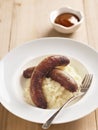 Bangers and mash Royalty Free Stock Photo