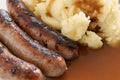 Bangers and Mash Royalty Free Stock Photo