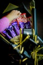 Cadbury Dairy Milk and Kit Kat, chocolate candies and flowers in sweet bouquet as gift for celeb