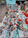 Bangi, Malaysia - Jan 22, 2023:Car boot sale that runs every weekend, on both Saturday and Sunday. Various types of sales are