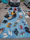 Bangi, Malaysia - Jan 22, 2023:Car boot sale that runs every weekend, on both Saturday and Sunday. Various types of sales are