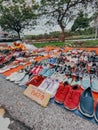 Bangi, Malaysia - Jan 22, 2023:Car boot sale that runs every weekend, on both Saturday and Sunday. Various types of sales are