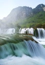 BanGioc waterfall Royalty Free Stock Photo