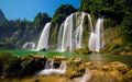 Bangioc waterfall in Caobang, Vietnam Royalty Free Stock Photo