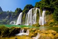 Bangioc waterfall in Caobang, Vietnam Royalty Free Stock Photo