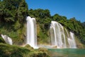 Bangioc waterfall in Caobang, Vietnam Royalty Free Stock Photo