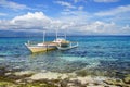 Bangka at island, Philippines Royalty Free Stock Photo