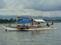 Bangkas, a traditional type of outrigger boats used by Filipino artisanal fishermen