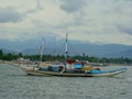 Bangkas, a traditional type of outrigger boats used by Filipino artisanal fishermen