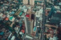 Bangkok Aerial view, above Ekkamai district in Thailand