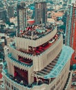 Bangkok Aerial view, above Sukhumvit and Thonglor district in Thailand