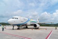 Bangkok Airways Airplane in Samui International Airport