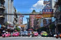 BANGKOK - August 23 : Traffic on Yaowarat