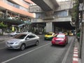 BANGKOK BTS Skytrain at Ekamai station street View