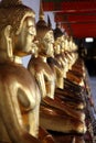 Bangkok Buddhas Royalty Free Stock Photo