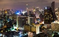 Bangkok buildings and nightscape