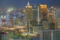 Bangkok Central Business District (CBD) at night