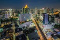 Bangkok Central Business District (CBD) at night