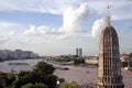 Bangkok, Chao Phraya and Wat Arun Royalty Free Stock Photo