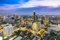 Bangkok city and Chao Phraya river