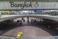 Bangkok City of life sign above the street, Thailand