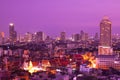 Bangkok city night view Royalty Free Stock Photo