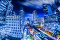 Bangkok city night view Royalty Free Stock Photo