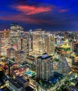 Bangkok city night Royalty Free Stock Photo