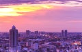 Bangkok city night view Royalty Free Stock Photo