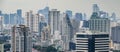 Bangkok city panorama skyscraper cityscape of the capital of Thailand Royalty Free Stock Photo