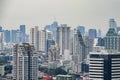 Bangkok city panorama skyscraper cityscape of the capital of Thailand Royalty Free Stock Photo