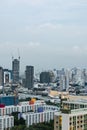 Bangkok city panorama skyscraper cityscape of the capital of Thailand Royalty Free Stock Photo