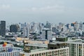 Bangkok city panorama skyscraper cityscape of the capital of Thailand Royalty Free Stock Photo