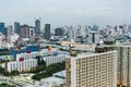 Bangkok city panorama skyscraper cityscape of the capital of Thailand Royalty Free Stock Photo