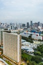 Bangkok city panorama skyscraper cityscape of the capital of Thailand Royalty Free Stock Photo