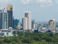 Bangkok city skyline in the morning, Thailand Royalty Free Stock Photo