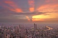 Bangkok city and skyline view