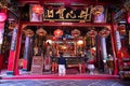 Bangkok city, Thailand - December 9, 2020: Guan Yu Shrine Khlong San  is a small Chinese temple near the Chao Praya River Royalty Free Stock Photo