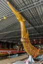 Prow with Figurehead of Suphannahong Royal Barge, Bangkok Thailand