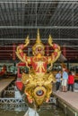 Figurehead on Royal Krut Hern Het Barge, Bangkok Thailand