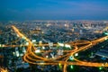 Bangkok city at twilight